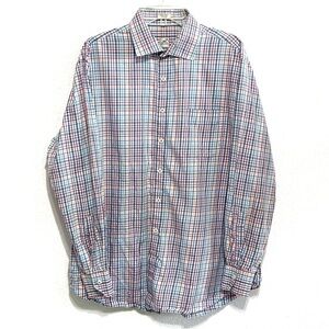 Peter Millar Men Plaid Long Sleeve Button Down Shirt Size XL